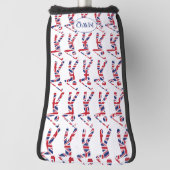 British Union Jack Monogram Golfheadcover (Draai 90)