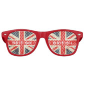 British Union Jack Party Shades Retro Zonnebril (Voorkant)