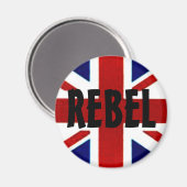 British/Union Jack REBEL Magnet (Voorkant / Achterkant)