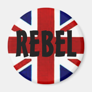 British/Union Jack REBEL Magnet
