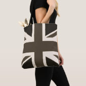 British Union Jack Sepia Antiqued Tote Bag (Dichtbij)