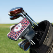 British Union Jack UK MONOGRAM Putter Golfheadcover (Insitu)