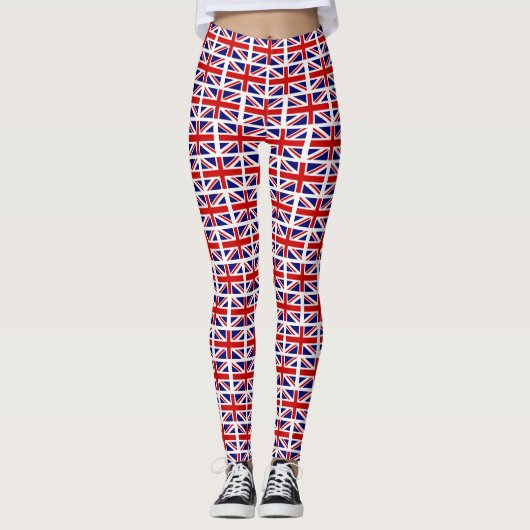 British Union Jack UK vlag Yoga of workout Leggings (Voorkant)