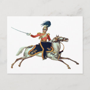 British Victoriaans Cavalry Briefkaart