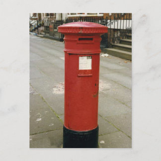 British Victoriaans Pillar Box Briefkaart