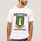 British Virgin Islands coat of arms T-shirt (Voorkant)