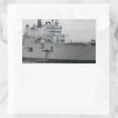 British Vliegtuig Carrier Rechthoekige Sticker (Tas)