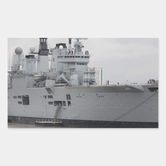 British Vliegtuig Carrier Rechthoekige Sticker (Voorkant)
