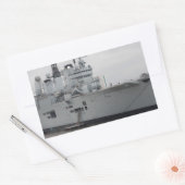 British Vliegtuig Carrier Rechthoekige Sticker (Envelop)