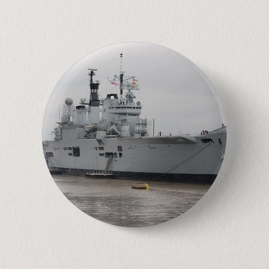 British Vliegtuig Carrier Ronde Button 5,7 Cm (Voorkant)