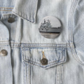 British Vliegtuig Carrier Ronde Button 5,7 Cm (In situ)