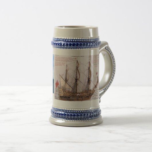 British Warship Anantomy Stein Bierpul (Voorkant rechts)