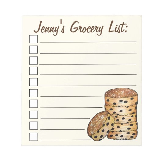 British Welsh Cakes Welshcakes Homemade van Notitieblok (Voorkant)