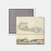 British West Indian Possessions Magneet (Voorkant / Achterkant)