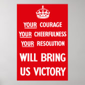British WW2 Propaganda Poster (Voorkant)