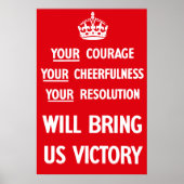 British WW2 Propaganda Poster (Voorkant)
