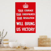 British WW2 Propaganda Poster (Keuken)