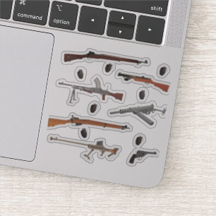 British WW2 Weapons Sticker