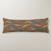 British Yorkshire Canary Grey Achtergrond Lichaamskussen (Voorkant)