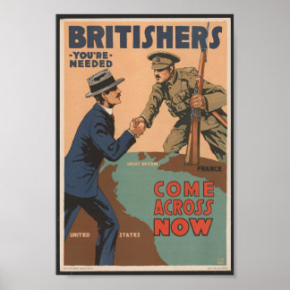 Britishers die je nodig hebt, propaganda uit de Ee Poster