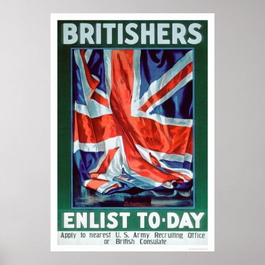 Britishers Enlist Today (US02116) Poster (Voorkant)