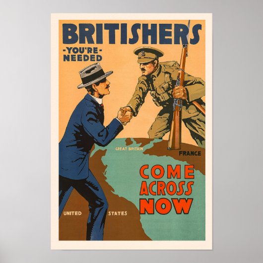 Britishers Gezocht Poster (Voorkant)