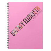 Britney Elizabeth Logo Notitieboek (Voorkant)