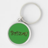 BRITNEY Name-Branded Gift Sleutelhanger of Zipper- (Voorkant)
