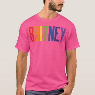 Britney Pride Rainbow T-shirt