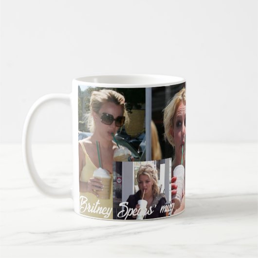 Britney Spears' mug Koffiemok (Links)