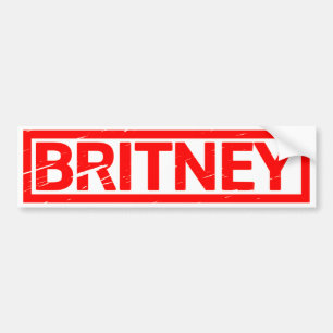 Britney Stamp Bumpersticker