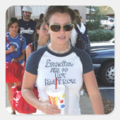 Britney Sticker Brunettes (Voorkant)