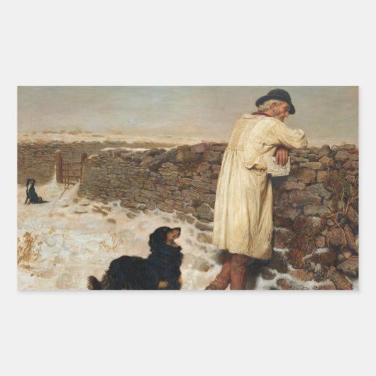 Briton Riviere - War Time Rechthoekige Sticker (Voorkant)