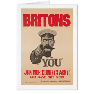 Britons Lord Kitchener wil je WWI Propaganda