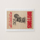Britons Lord Kitchener wil je WWI Propaganda Legpuzzel (Horizontaal)