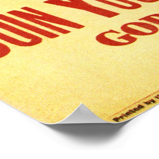 Britons wil je, Heer keuchener Poster (Hoek)