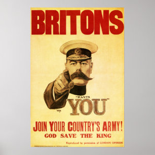 Britons wil je, Heer keuchener Poster