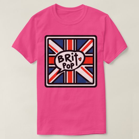Britpop Art TShirt (Design voorkant)
