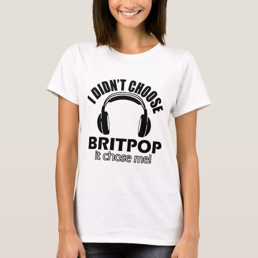 BRITPOP-design T-shirt (Voorkant)