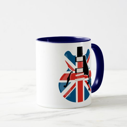 Britpop Guitar Mok (Voorkant rechts)