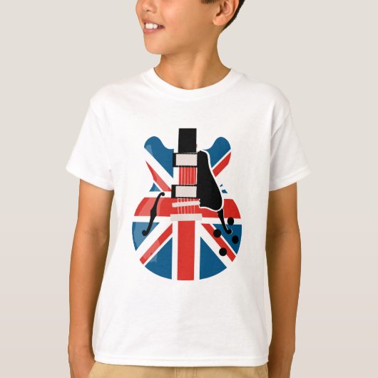 Britpop Guitar T-shirt (Voorkant)
