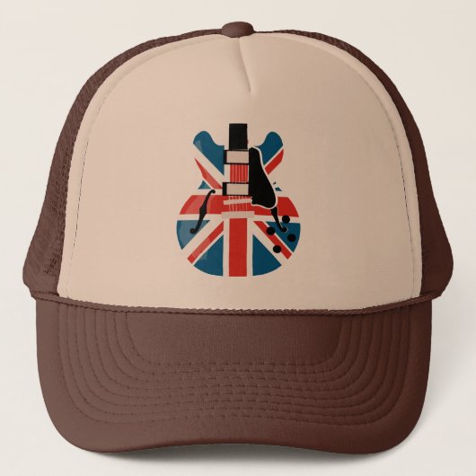 Britpop Guitar Trucker Pet (Voorkant)