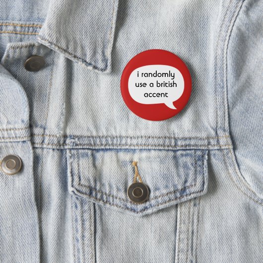 Brits accent ronde button 5,7 cm (In situ)