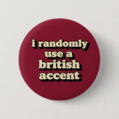 Brits Accent Ronde Button 5,7 Cm (Voorkant)