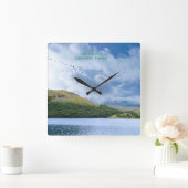 Brits Afbeelding voor acrylwandklok Vierkante Klok (Huis)