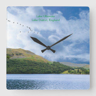 Brits Afbeelding voor acrylwandklok Vierkante Klok