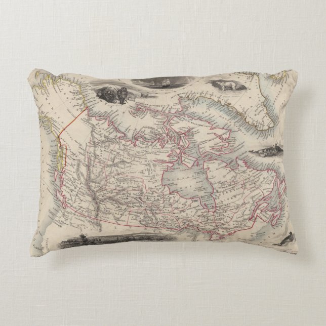 Brits Amerika 2 Accent Kussen (Voorkant)