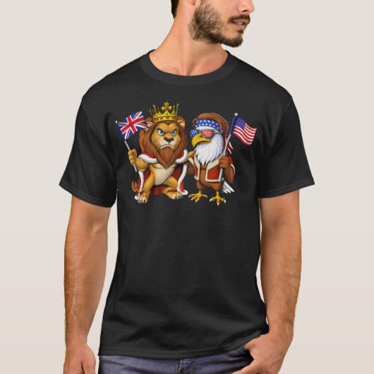 Brits-Amerikaans erfgoed T-shirt (Voorkant)