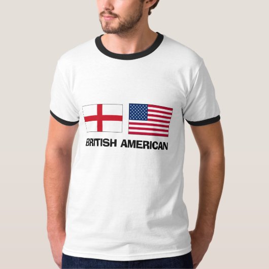 Brits Amerikaans T-shirt (Voorkant)