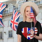 Brits Amerikaans T-shirt
